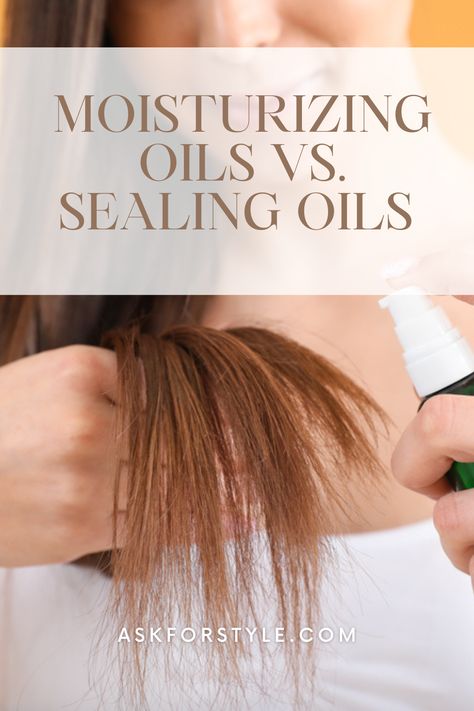 Moisturizing Oils Vs. Sealing Oils For Natural Hair list: Want to figure out which moisturizing oil or sealing oil is best for your hair you are in the right place Best Oils For Dry Hair, Hydrating Oils For Hair, Sealant Oils For Natural Hair, What Oils Are Good For Hair, How To Oil Hair Properly, Best Scalp Oil, Best Hair Moisturizer For Dry Hair, How To Hair Oil, How To Moisturize Dry Hair