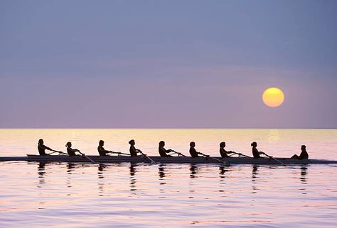 196 Rowing Team Sunset Photos and Premium High Res Pictures - Getty Images Rowing Scull, Rowing Memes, Rowing Photography, Lake Silhouette, Rowing Sport, Rowing Technique, Rowing Crew, Rowing Team, Row Row Your Boat