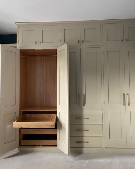 Floor To Ceiling Wardrobes, Bedroom Built Ins, Bedroom Built In Wardrobe, Open Closet, Wardrobe Room, Build A Closet, Wooden Wardrobe, Bedroom Wardrobe, Buy Home