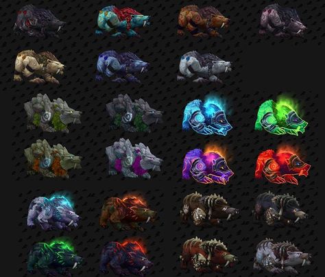 Druid bear forms - World of warcraft - Legion World Of Warcraft Legion, Hair Techniques, Nerd Love, Form Design, World Of Warcraft, Color Schemes, I Want, Color, Colour Schemes