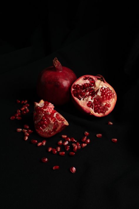 Pomegranate Pictures, Selective Color Photography, Pomegranate Fruit, This Is Your Life, Red Pomegranate, Hades And Persephone, Fruit Slice, Pomegranate Juice, Orange Fruit