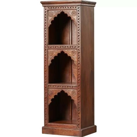 Moroccan Bookcase, Islamic House Decor, Mini Surau, Luxury Bookcase, Sahara Rose, Islamic Interior Design, Indian Fast Food, Islamic Interior, Rose Kitchen