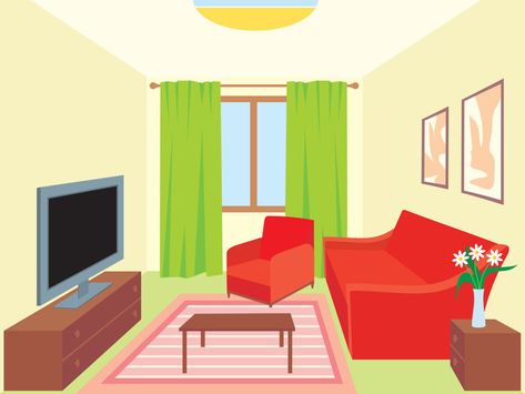 Daily Cleaning Tips and Tricks For The Living Room The living room sees high traffic and is a magnet for mess. This can be tackled with some simple and straightforward daily tasks and routines. Find out some of the most commonly practiced methods for keeping the living bright, fun, and clean. commercial cleaning ocala fl, commercial cleaning in Ocala Living Room Vector, Living Room Clipart, Living Room Cartoon, Living Room Illustration, Ruang Tv, Area Room Rugs, Modern Living Room Interior, Living Room Images, Living Room Photos