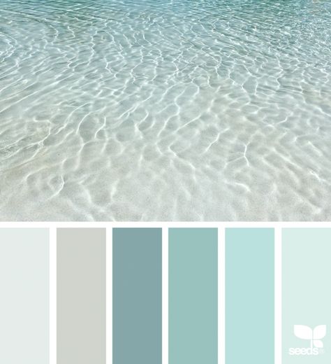 Beach Color Palettes, Beach House Colors, Interior Paint Colors Schemes, Palette Design, Paint Color Schemes, Design Seeds, Interior Paint Colors, Beach Bathrooms, Bathroom Colors