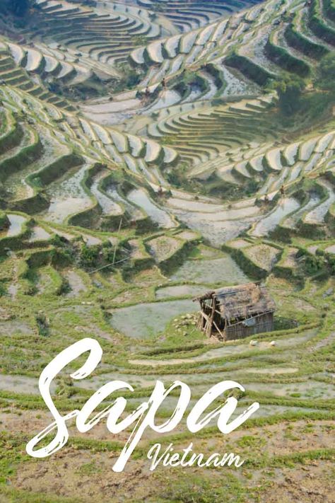 Poster Tourism, Vietnam Backpacking, Sapa Vietnam, Sa Pa, Rice Terraces, Vietnam Travel, 2024 Vision, Day Hike, Hanoi