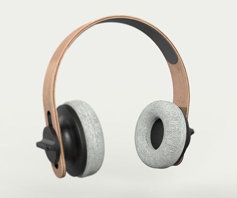 Wooden Headphones on Behance Gadget Design, Diy Bluetooth Speaker, Types Of Plywood, Diy Headphones, Industrial Design Product, Rh Baby, Adobe Photoshop Lightroom, Sound Design, Cool Inventions