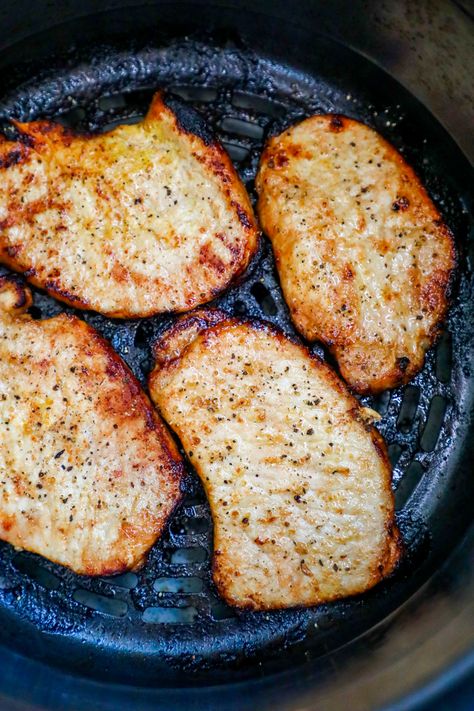 Air Fryer Grilled Pork Chops, Airfare Pork Chops, Low Carb Pork Chop Recipe Air Fryer, Pork Tenderloin Chops In Air Fryer, Air Fryer Pork Ribeye Chops, Pork Loin Chops In Air Fryer, Cooking Pork Chops In Air Fryer, Butterfly Pork Chop Recipes Air Fryer, Baked Pork Chops In Air Fryer