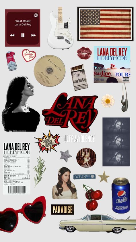 Terrence Loves You, Lana Del Rey Honeymoon, Lana Del Rey Albums, Vintage Paper Printable, Photo Phone Case, Scrapbook Printing, Cute Laptop Stickers, Iphone Case Stickers, Diy Iphone Case