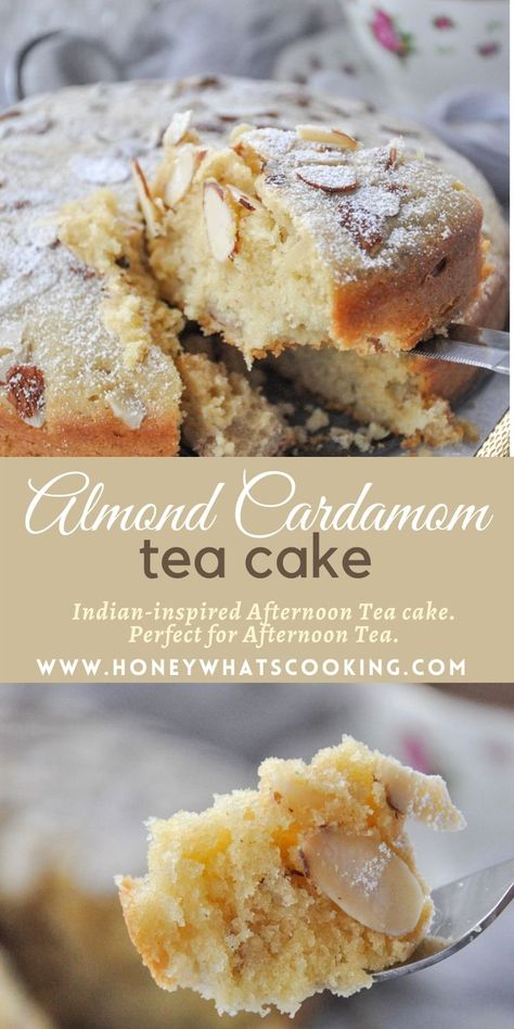 Cardamom Almond Cake, Gluten Free Baking Breakfast, Almond Tres Leches Cake, Almond Cake With Cardamom And Pistachio, Almond Tahini Cake, Unique Loaf Cake, Almond Custard Cake, Cardamom Birthday Cake, Uses For Cardamom