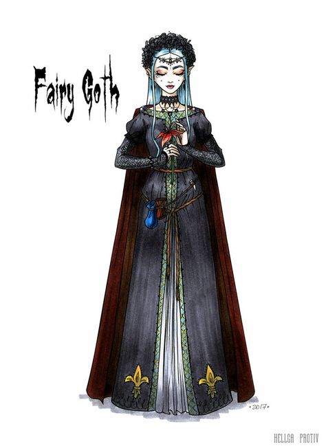 Goth Types, Faerie Goth, Different Types Of Goth, Goth Subcultures, Types Of Goth, Goth Styles, Gothic Culture, Goth Stuff, Goth Subculture