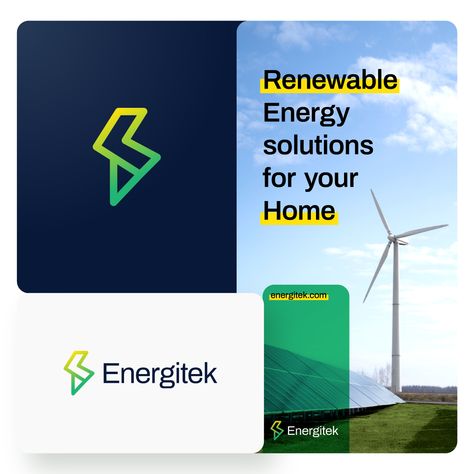 Green Energy Brand Identity, Renewable Energy Logo Design, Sustainable Energy Logo, Renewable Energy Branding, Energy Company Branding, Northern Lights Logo, Renewable Energy Logo, Energy Company Logo, Sustainability Logo