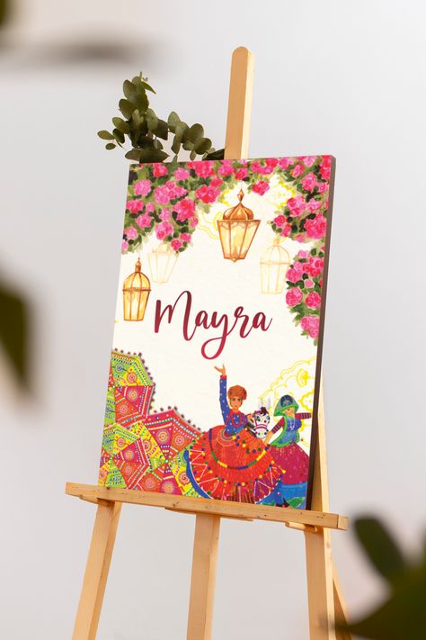 Mayra Invitations, Mayra Function Invitation Card, Mayra Function Decoration, Mayra Decoration, Rajasthani Illustration, Mayra Decor, Welcome Board Design, Lcd Unit, Cartoon Wedding Invitations