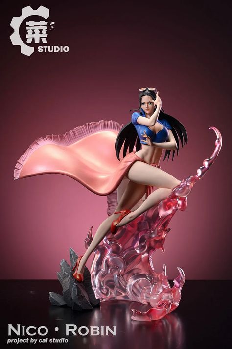 Pre-order the exquisite POP Scale Nico Robin ONE PIECE resin statue by Cai Studio! This collectible beautifully captures Robin's grace and intelligence. Limited availability. Act now to own this iconic masterpiece and enhance your ONE PIECE collection with the Straw Hat's archaeologist. Reserve yours today and showcase her elegance in your display! One Piece Nico Robin, One Piece Collection, Action Figure One Piece, Robin One Piece, Character Statue, Wwe Action Figures, One Piece Series, One Piece Figure, One Piece Cartoon