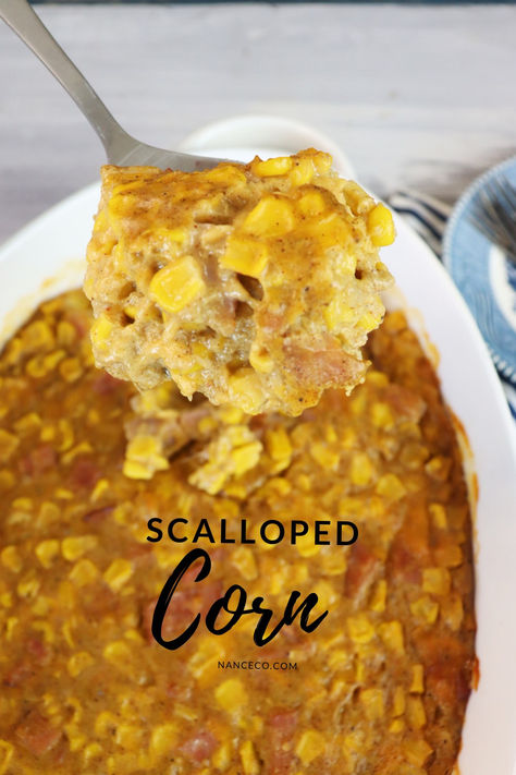 A differnt take a plain ol buttered corn.  😋 Corn Medley Recipe, Corn Mush, Scalloped Corn With Saltines, Vintage Corn Casserole, Shoepeg Corn Casserole, Sweet Corn Spoon Bread Casserole, Scalloped Corn, Corn Dishes, Buttered Corn