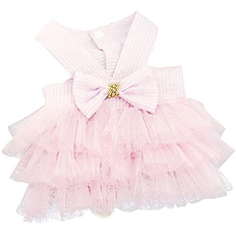 Wakeu Small Dog Girl Dress Pet Puppy Cat Lace Tutu Stripe Vest Skirt Clothes >>> Be sure to check out this awesome product. (This is an affiliate link) Corgarff Castle, Costumes For Dogs, Girl Dog Clothes, Small Dog Dresses, Dog Wedding Dress, Skirt Tutu, Cute Dog Clothes, Puppy Dress, Vest Skirt