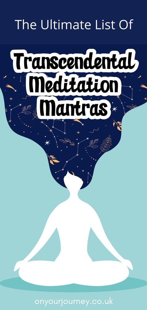 Transcendental Meditation Mantra, Transcendental Meditation Technique, Silent Meditation, Types Of Meditation, Transcendental Meditation, Positive Mantras, Energy Healing Spirituality, Meditation Mantras, Deep Meditation