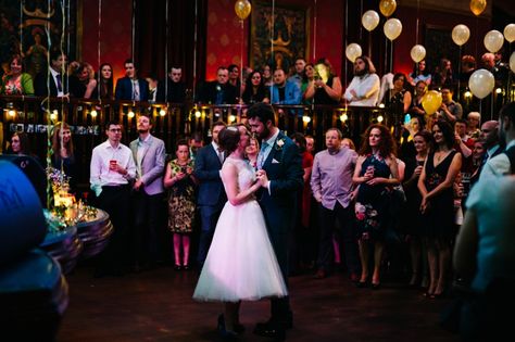 First Dance | Niamh + PJ's Belfast wedding and Empire Music Hall Reception is now on our blog! #weddingphotography #weddingphotographer #belfast #northernireland #ireland Belfast Wedding, Belfast Murals, Belfast Castle, Couples Home, Camouflage Wedding, Ireland Fashion, Chiffon Wedding Gowns, Long Bridal Gown, Dresses Guest