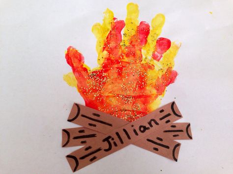 Fire Safety Preschool Crafts, Fire Safety Crafts, Hand Print Art, Safety Crafts, Fire Crafts, Footprint Art, Handprint Crafts, Daycare Crafts, Fire Art