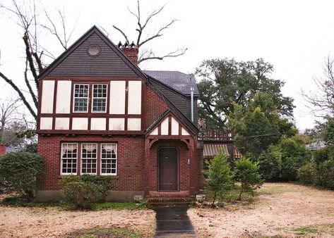 Before: Deteriorating Tudor Exterior Tudor Makeover, Mock Tudor House Exterior Makeover, Tudor Style Fence, Tudor Style Kitchen Ideas, Interior Tudor Style Home, Painted Tudor Exterior Before And After, Tudor Color Scheme, Modern English Tudor Exterior, Tudor Style Farmhouse