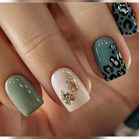 Holloween Nails, Cheetah Nails, Leopard Print Nails, Christmas Nails Easy, Leopard Nails, Animal Print Nails, Halloween Nail Designs, Halloween Nail, Halloween Nail Art