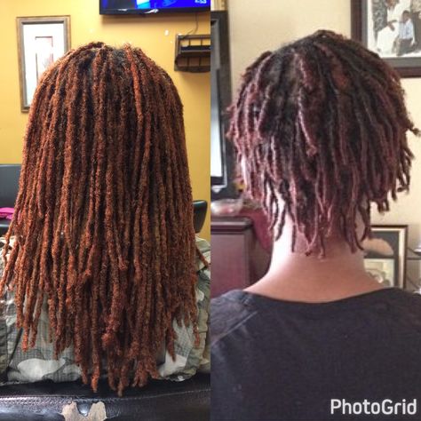 Loc progress... 1 month vs 2.5 years 2 Year Loc Journey, Loc Growth Progress, Loc Journey Progress, Loc Progress, Female Locs, Loc Tips, Loc Growth, Locks Styles, Finger Coils Natural Hair