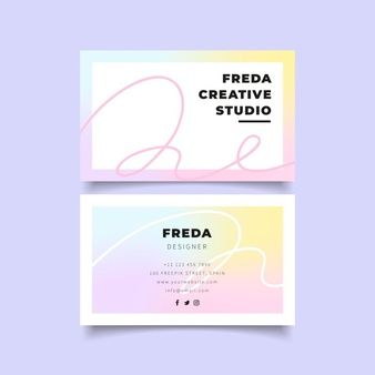 Holographic Branding, Pastel Branding, Gradient Business Card, Abstract Packaging, Pastel Business Cards, Cards For Small Business, Business Card Icons, Card Template Free, Holographic Design