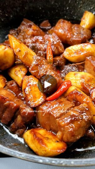 Pork Estofado | Pork Estofado | By Yummy KitchenFacebook Pork Estofado Filipino, Pork Asado Recipe Filipino, Pork Pinoy Recipe, Pork Asado Siopao Filling, Pork Menu, Pork Belly Sisig, Filipino Dishes, Pinoy Food, Filipino Recipes