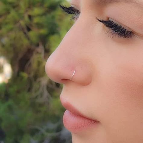 Bohemian Nose Ring, Small Nose Piercing, Cute Nose Rings, Nose Piercing Ring, Cute Nose Piercings, Faux Nose Ring, Sterling Silver Nose Rings, Nose Ring Jewelry, Gold Nose Hoop