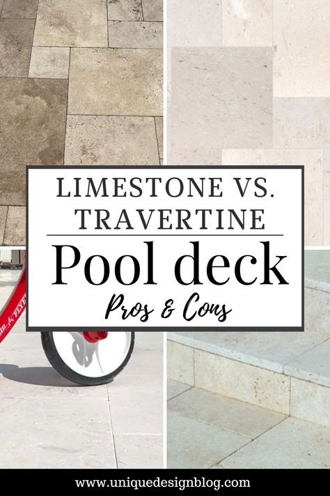 I am so proud of myslef that I found this. I loved all the details in this guide. Pool Deck Stone Ideas, Limestone Coping Pool, Natural Stone Pool Deck, Natural Stone Pool Coping, Slate Pool Deck, Flagstone Pool Deck, Limestone Pool Coping, White Travertine Pool Deck, Pool Pavers Ideas