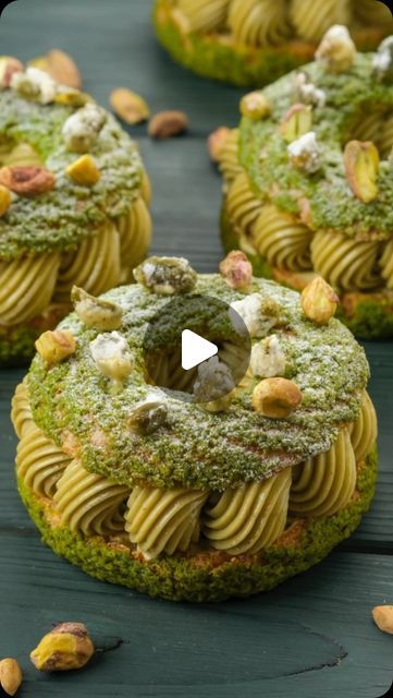 Pistachio Cannoli, Pistachio Bundt Cake, Pistachio Truffles, Rose And Pistachio, Pistachio Praline, Pistachio Pie, Miss Baker, Pistachio Tart, Chocolate And Raspberry Tart