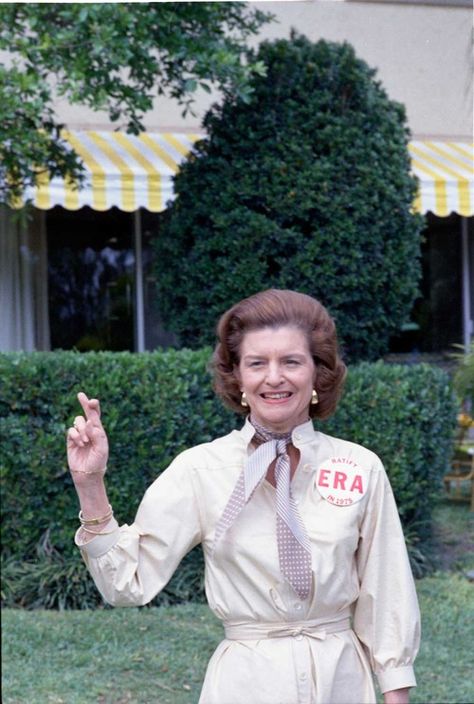 Betty Ford Equal Rights Amendment, American First Ladies, Betty Ford, Hollywood Florida, Womens History Month, National Archives, Equal Rights, Women In History, First Lady