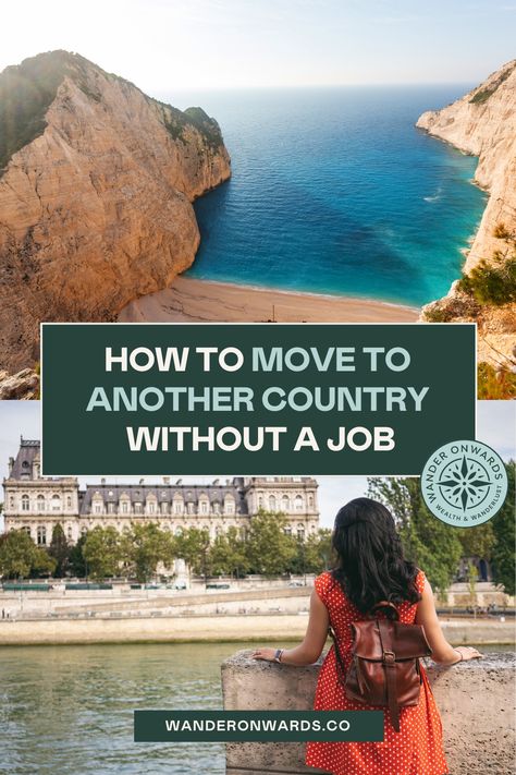 Dreaming of a new life overseas but unsure where to start? Discover how to move abroad without a job lined up. From understanding visa options to managing finances, this guide covers all the essentials. Learn how to navigate the challenges and embrace the adventure of relocating to another country, even if your job search is still in progress! Relocating To Another Country, How To Move Abroad, Move To Another Country, Live Abroad, College Job, Moving To The Uk, Life Abroad, Work Abroad, Another Country