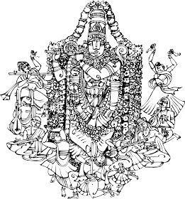 Venkateswara Swamy Sketch, Lord Venkateswara Drawings, Venkateswara Swamy Drawing, God Line Art, Indian Mythology Art, Painting In Fabric, Indian Art Traditional, God Embroidery, Shree Narayan