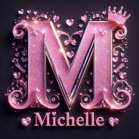 Michelle Wallpaper, Michelle Name, Name Michelle, Iphone Red Wallpaper, Alphabet Names, Teddy Bear Wallpaper, Pink Wallpaper Girly, Mexican Home Decor, Wallpaper Girly