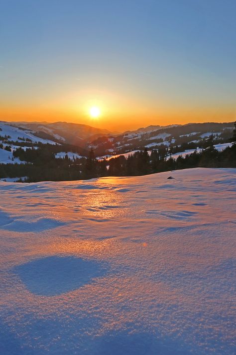 Sun Rise Pictures Mornings, Snow And Sun, Snow Miku, Collage Photos, Sunrise Mountain, Snow Landscape, Sunset Rose, Sun Rising, Snow Photography