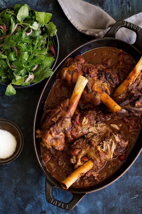 Lamb Shank Soup, Moroccan Lamb Shanks, Lamb Shank Recipe, Braised Lamb Shanks, Lamb Shank, Moroccan Lamb, Braised Lamb, Moroccan Spices, Lamb Dishes