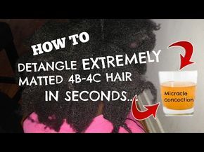 Matted Hair Remedies, Detangler Spray Diy, Detangle Matted Hair, Reign Hair, Detangle Curly Hair, Natural Hair Detangler, Best Detangler, Acv Hair, Detangling Natural Hair