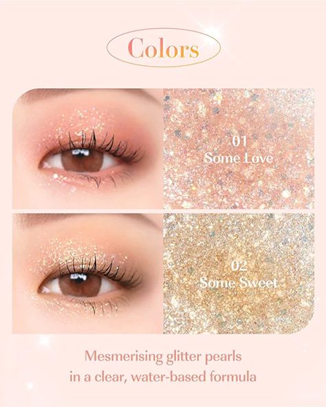 Webtoon True Beauty Korean Makeup Being twinkle glow under eye Highly pigmented Long lasting Quick drying Eyeshadow Highlighter, Under Eye Makeup, Liquid Glitter Eyeshadow, Kawaii Makeup, Beauty Makeup Tutorial, Lip Makeup Tutorial, Beauty Brushes, Liquid Eyeshadow, Highlighter Makeup