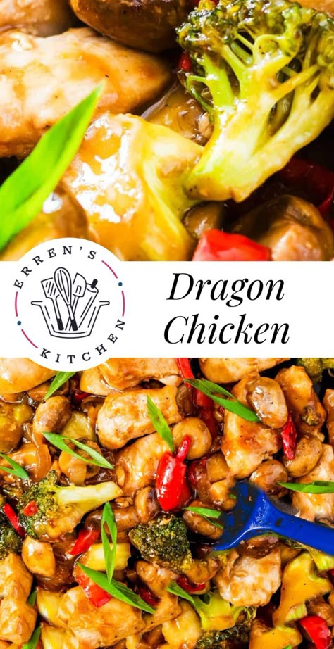 Chicken Thigh Stir Fry, Hot And Spicy Chicken, Chicken Stir Fry Sauce, Chicken Stir Fry Recipe, Garlic Chicken Stir Fry, Dragon Chicken, Bowl Meals, Stir Fry Recipes Chicken, Chinese Cooking Recipes