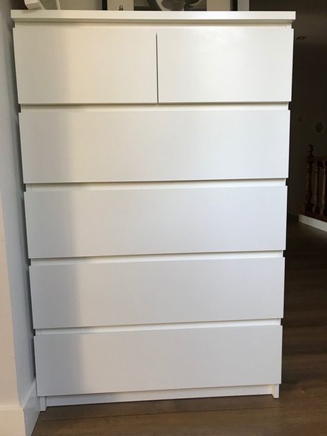 Ikea Malm 6 Drawer Dresser Hack, Malm 6 Drawer Dresser, Chinoiserie Entryway, Ikea Malm 6 Drawer Dresser, Ikea Malm White, Commode Malm Ikea, Entryway Dresser, 6 Drawer Tall Dresser, Malm Ikea