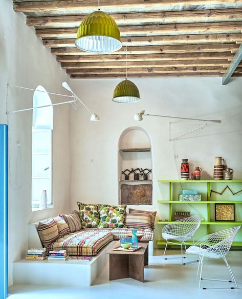 Serena Crawford, Single Sofa Bed, Greek Style, Holiday Villa, Single Sofa, Studio Space, Mykonos, Country House, Loft Bed