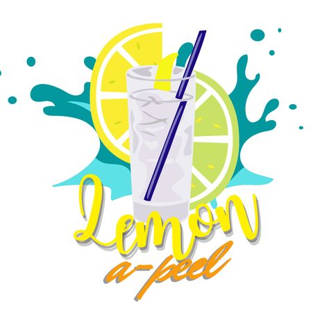 Logo name is Lemon-A-Peel which for a business selling lemon juices and drinks. The theme is funky, fresh, colorful and simple. Logo Name, Logo Collection, A Business, Lemonade, Lemon, Drinks, ? Logo, Color, Logos