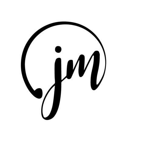 Jm Tattoo Initial, Jm Letter Design, Jm Logo Design Art, My Logo, Jm Monogram Logo, Jm Monogram, J M Monogram, Mj Monogram, Jj Monogram