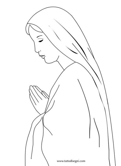 Maria Drawing, Christian Drawings, Jagua Henna, Mary Tattoo, Virgin Mary Art, Jesus Drawings, Bible Coloring Pages, Catholic Images, Bible Coloring