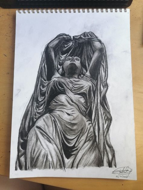 Aphrodite Drawing Sketch, Full Page Drawings Sketchbooks, Aphrodite Sketch, Statue Drawing Sketch, Unique Drawings Creative Sketch, Aphrodite Drawing, Statue Drawing, Rennaissance Art, Art Painting Gallery