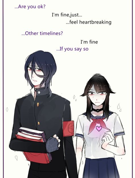 Harem-Oka(genderbend) x Ayano by KOUMI04 on DeviantArt Male Rivals, Yandere Simulator Memes, Yandere Simulator Fan Art, Male Yandere, Yandere Simulator Characters, Yandere Girl, Yandere Games, Yandere Manga, Yandere Boy