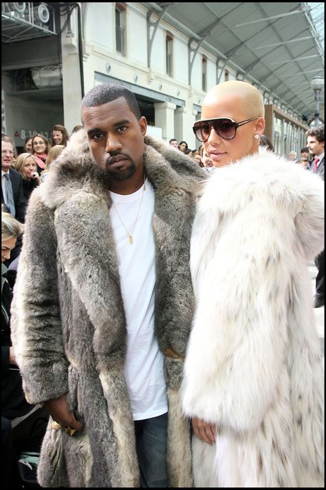 Maybach Music, Amber Rose Style, Luxurious Outfits, Fashion Collection Inspiration, Fur Hood Coat, Mens Fur, Amber Rose, Blogger Outfits, Hip Hop Outfits