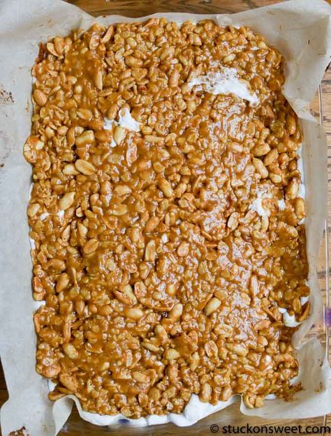 Homemade Salted Nut Roll Bars - Stuck On Sweet Salted Nut Roll Bars, Nut Roll Bars, Salted Nut Roll, Salted Nut Rolls, Nut Roll, Nut Rolls, Salted Nuts, Corn Casserole Recipe, Butterscotch Pudding