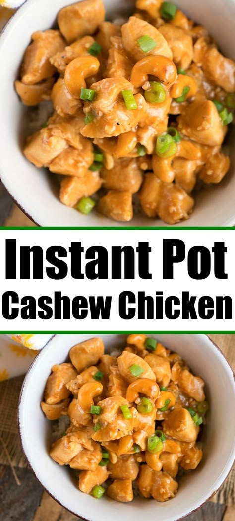 Instant Pot Cashew Chicken, Instapot Recipes Chicken, Chicken Thigh Recipes Oven, Chicken Thigh Recipes Crockpot, Boneless Chicken Thigh Recipes, Chicken Thigh Recipes Baked, Cashew Chicken, Best Instant Pot Recipe, Instant Pot Recipes Chicken