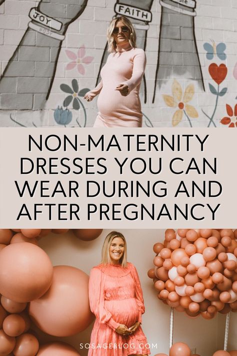 Can you wear regular, non-maternity clothes when pregnant? My answer is absolutely! While I was pregnant, I found tons of bump friendly dresses that were non-maternity and just as comfy and supportive -- and I continued to wear them postpartum. In this post, I'm sharing all my favorite bump friendly dresses for spring and summer, as well as my top tips for maternity style. Dresses While Pregnant, Maternity Friendly Dress, Bump Friendly Summer Outfits, Maternity Fashion Spring/summer, Postpartum Dress, Maternity Baby Shower Dress, Bump Friendly Dress, Dresses For A Wedding, Pregnancy Fashion Spring